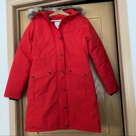 New QUARTZ CO. Kay Coyote Fur Down Jacket - Picture 1 of 14